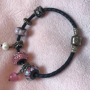 Pandora bracelet and charms
